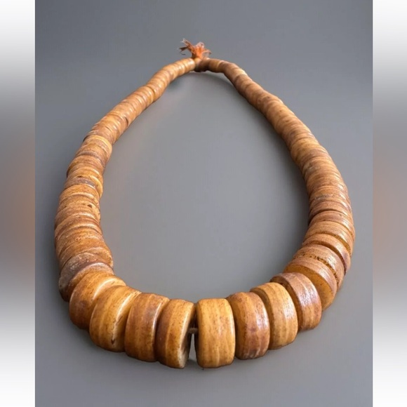 Vintage Brown 12mm yak bone 108 Tibetan rosary beads mala for prayers,meditation - Picture 7 of 10